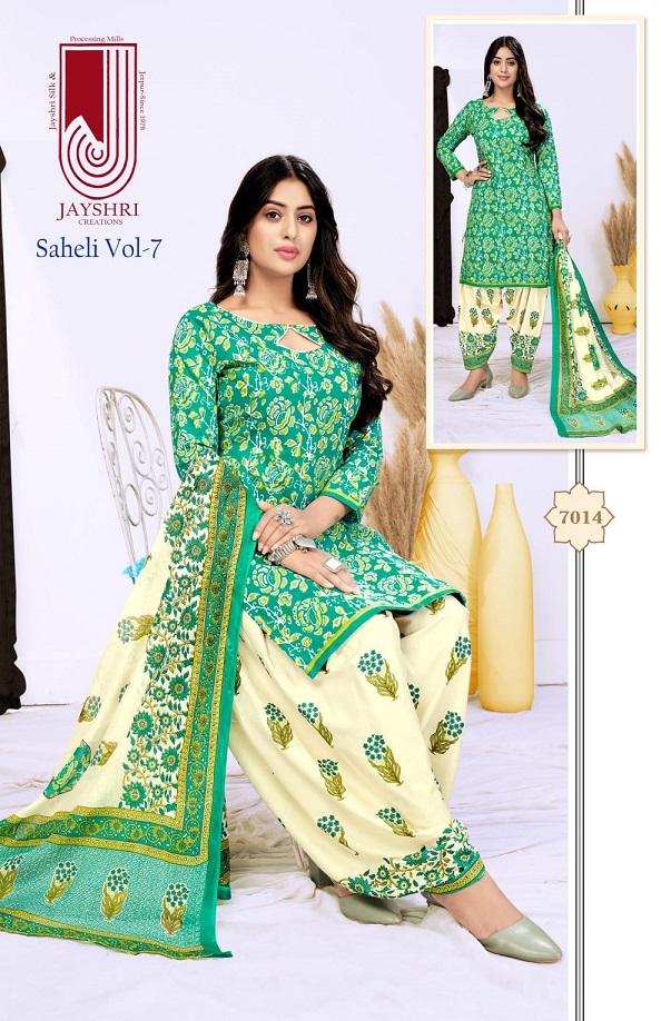 Jayshri Saheli Vol-7 Cotton Designer Printed Dress Material